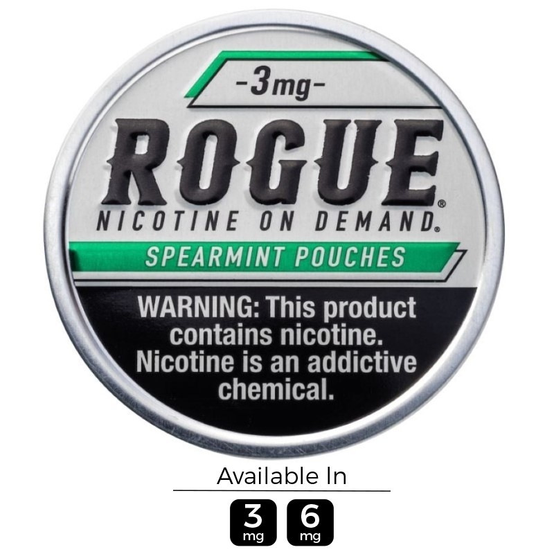 3mg Rogue Spearmint Nicotine Pouches