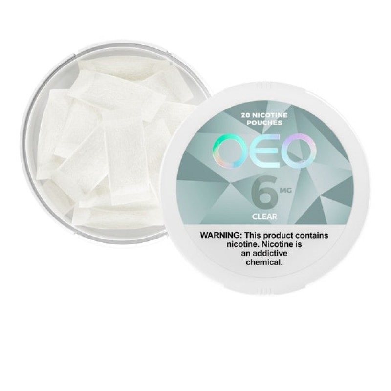 6mg OEO Clear Nicotine Pouches