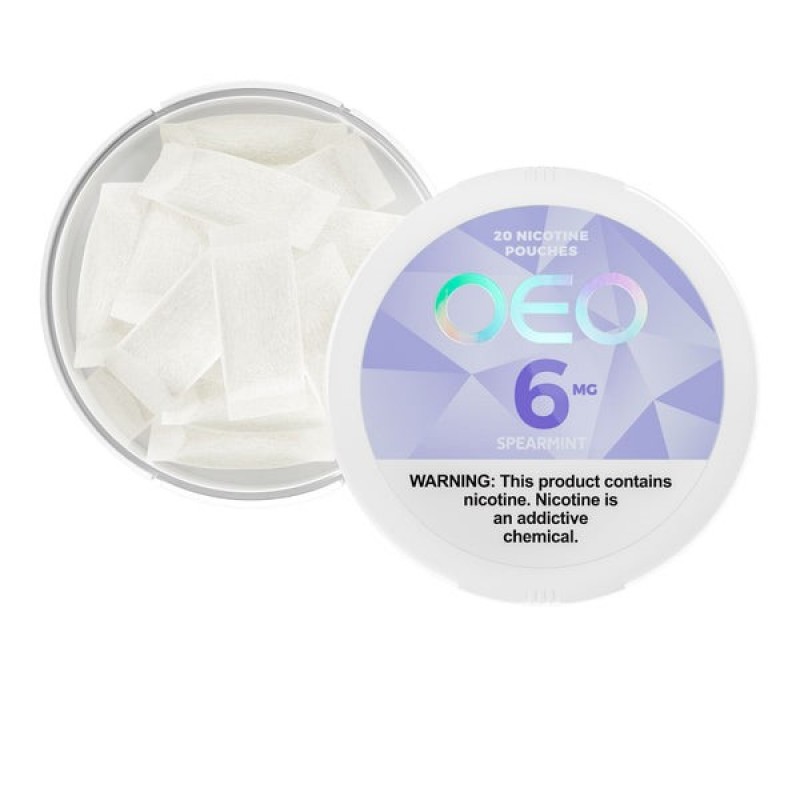 6mg OEO Spearmint Nicotine Pouches