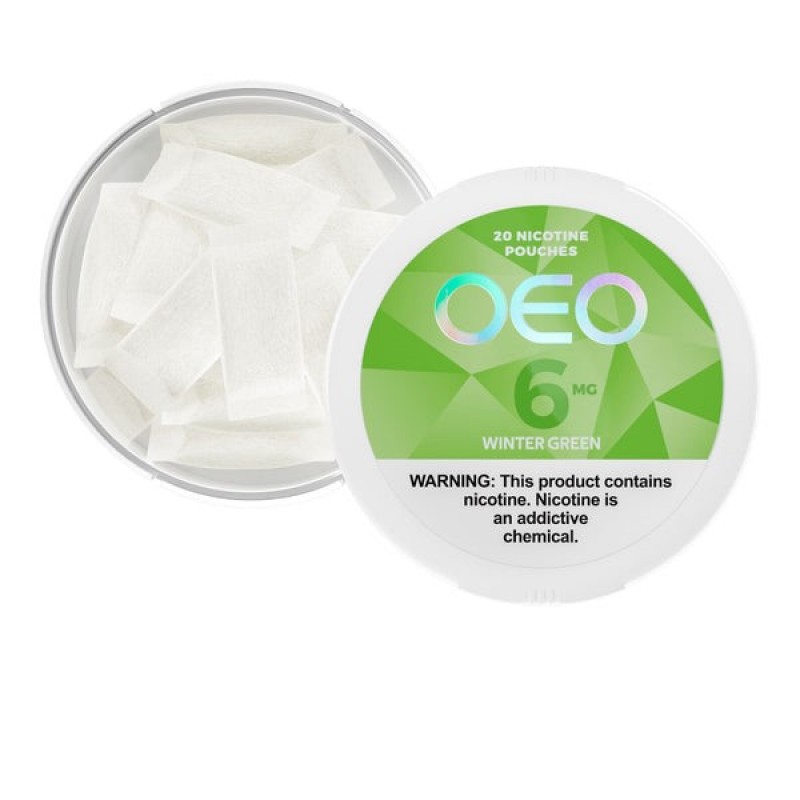 6mg OEO Wintergreen Nicotine Pouches