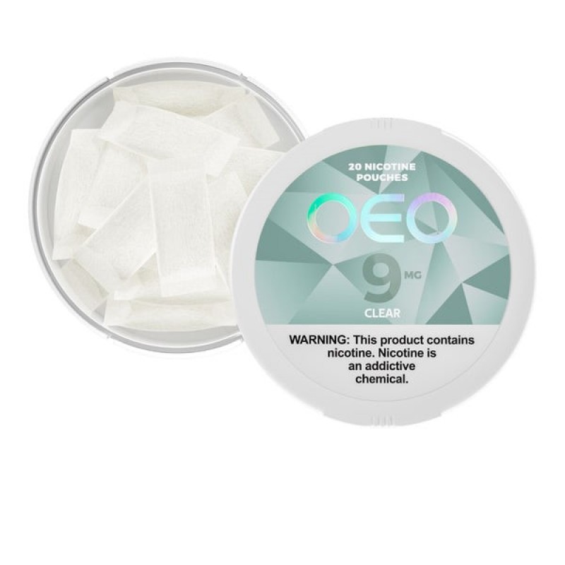 9mg OEO Clear Nicotine Pouches