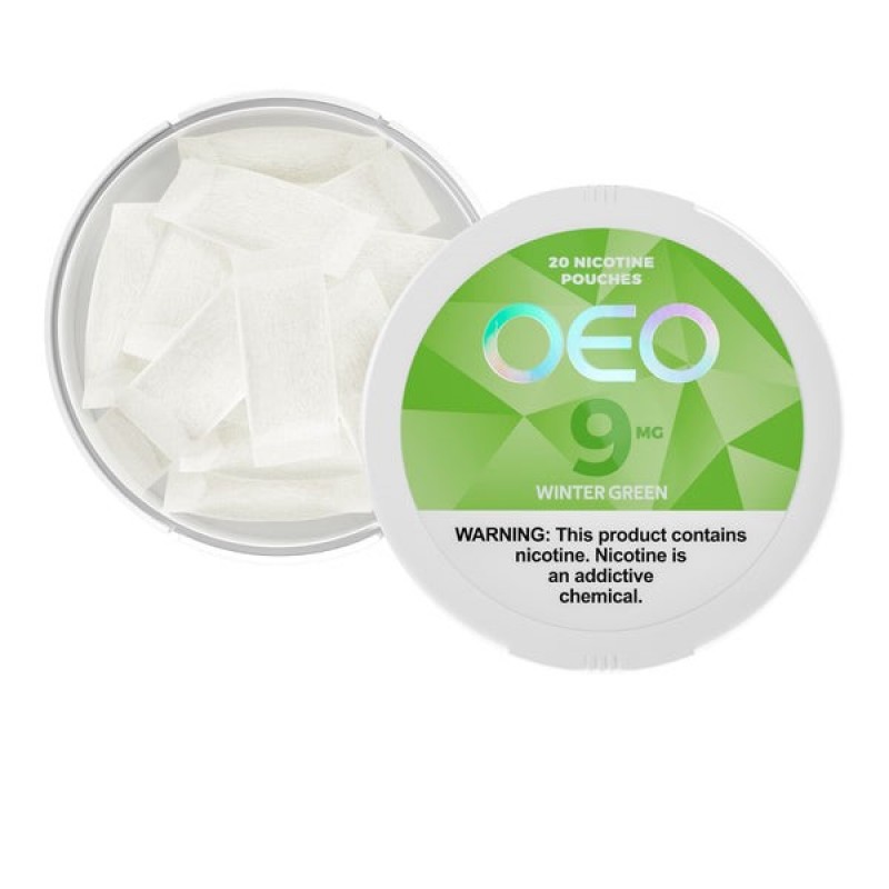 9mg OEO Wintergreen Nicotine Pouches