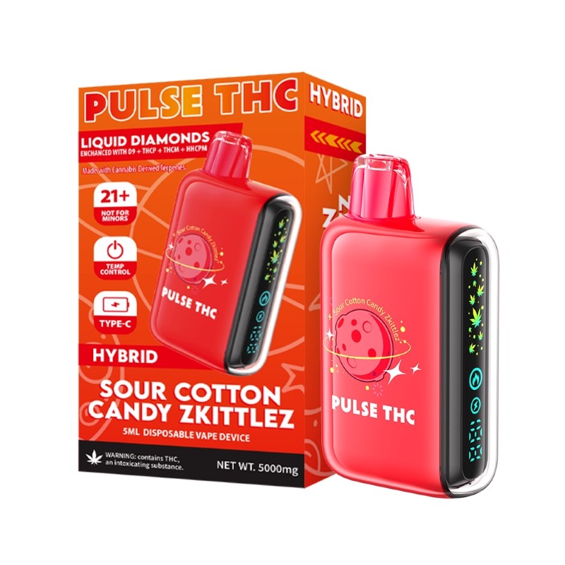 sour cotton candy skittlez Pulse THC Liquid Diamonds