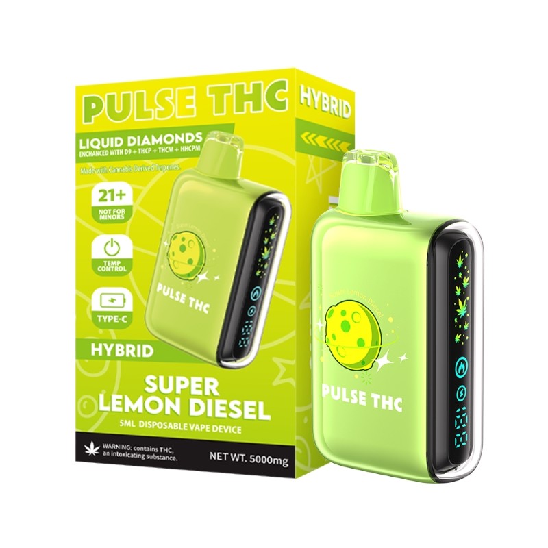 super lemon diesel Pulse THC Liquid Diamonds