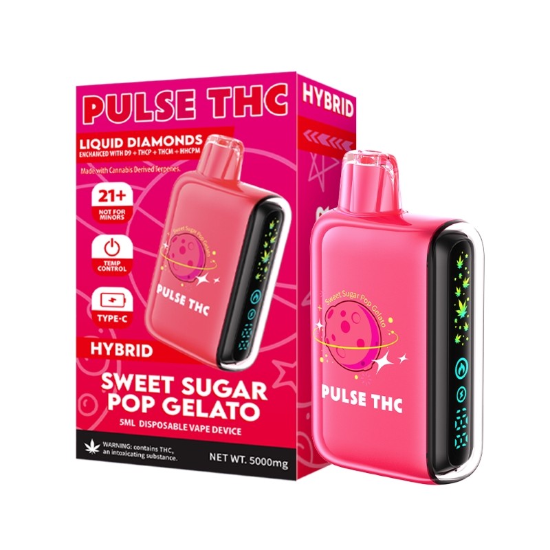 sweet sugar pop gelato Pulse THC Liquid Diamonds