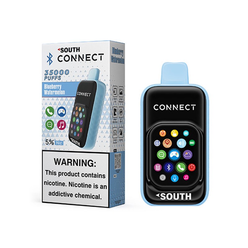 SOUTH CONNECT 35000 PUFFS DISP 5CT - BLUEBERRY WATERMELON
