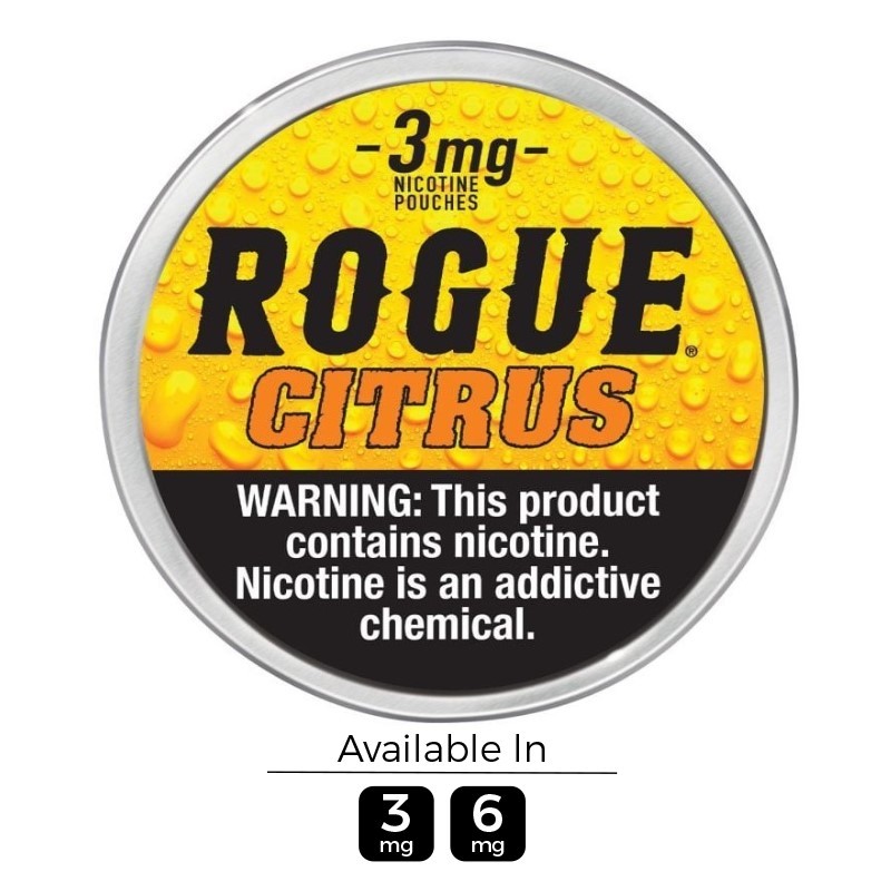 3mg Rogue Citrus Nicotine Pouches