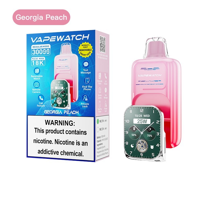 georgia peach JNR VapeWatch Removable Screen 30K