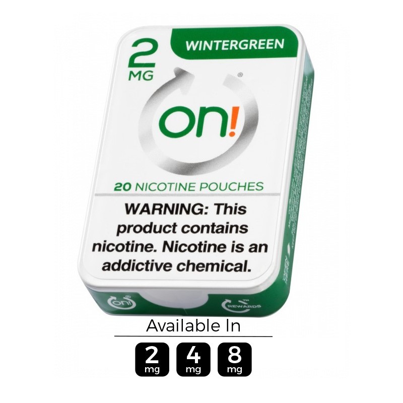 On! Wintergreen Nicotine Pouches