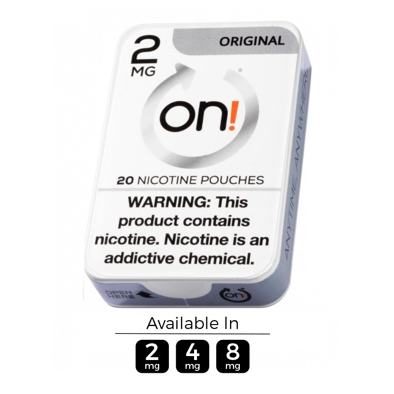 2mg On! Original Nicotine Pouches