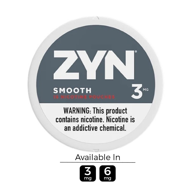 3mg ZYN Smooth Nicotine Pouches