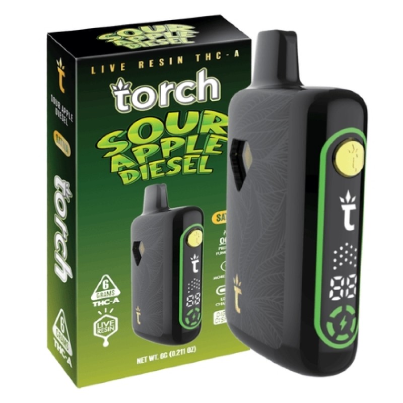 sour apple diesel Torch Pulse Live Resin THC-A