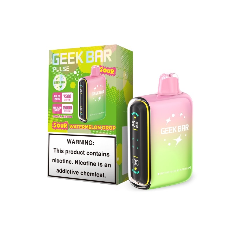 sour watermelon drop Geek Bar Pulse 15000 Sour Edition