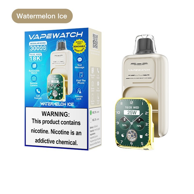 watermelon ice JNR VapeWatch Removable Screen 30K