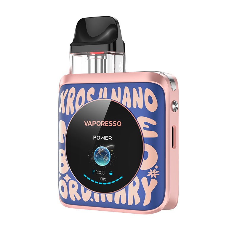 word-pop blue Vaporesso XROS 4 Nano