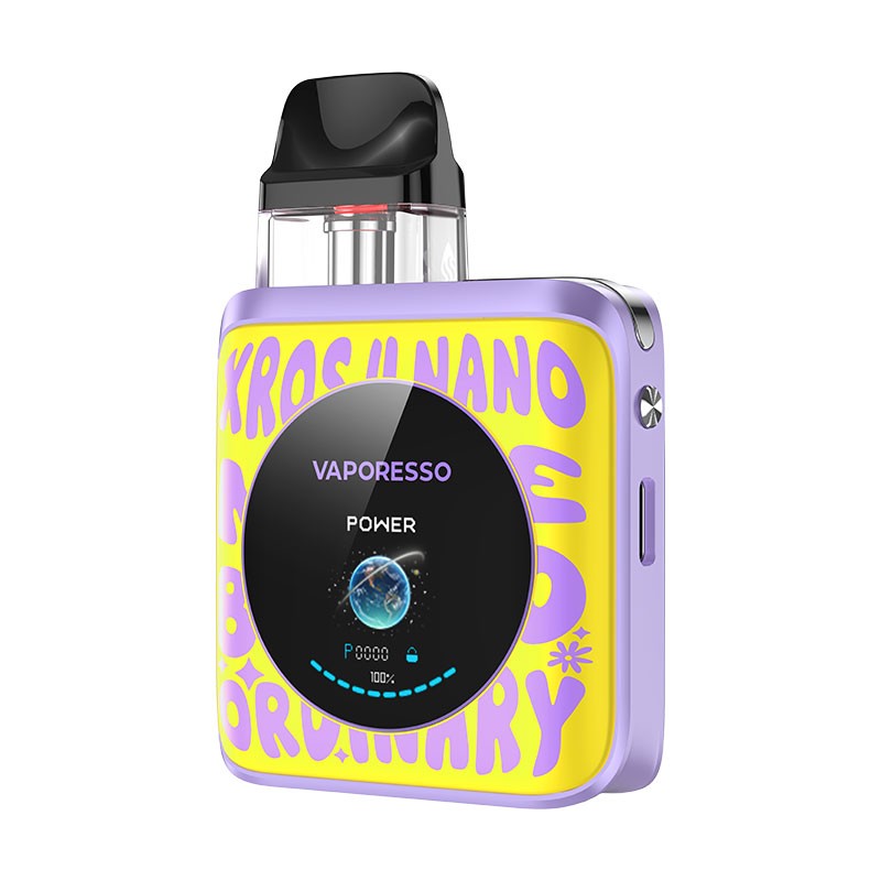 word-pop yellow Vaporesso XROS 4 Nano