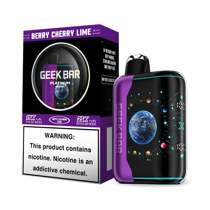 Geek Bar Pulse X 25K Platinum Edition Disposable Vape 18ml 5% ...