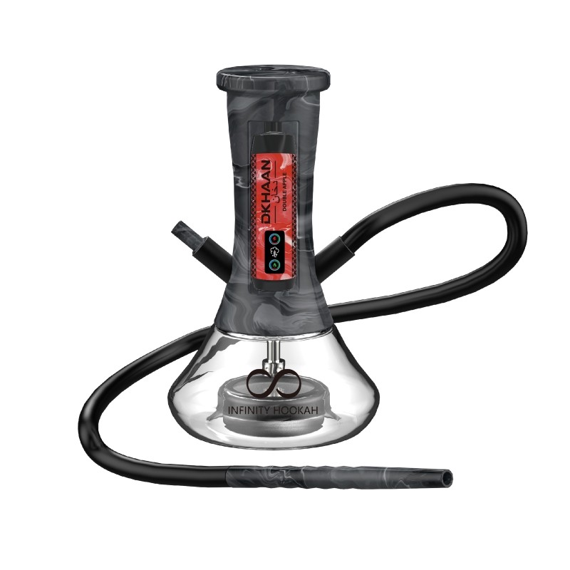 red & black Luckee Infinity Hookah