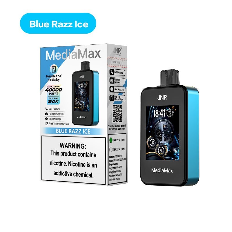 blue razz ice JNR MediaMax 40000