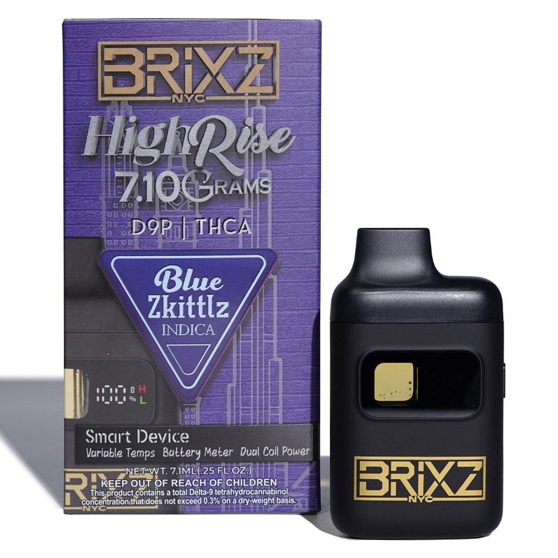 blue zkittlz Brixz NYC HighRise THC-A