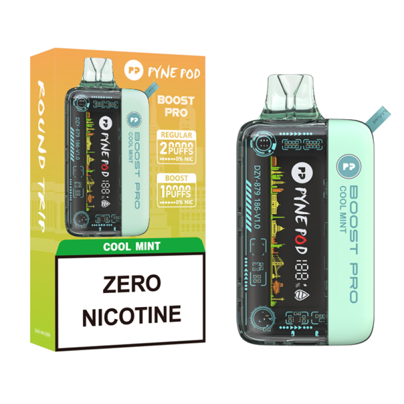 cool mint Pyne Pod Boost Pro 20K Zero Nicotine