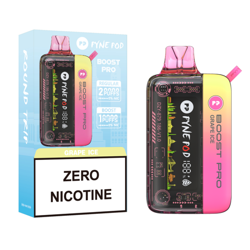 grape ice Pyne Pod Boost Pro 20K Zero Nicotine