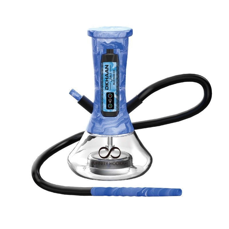 light blue Luckee Infinity Hookah