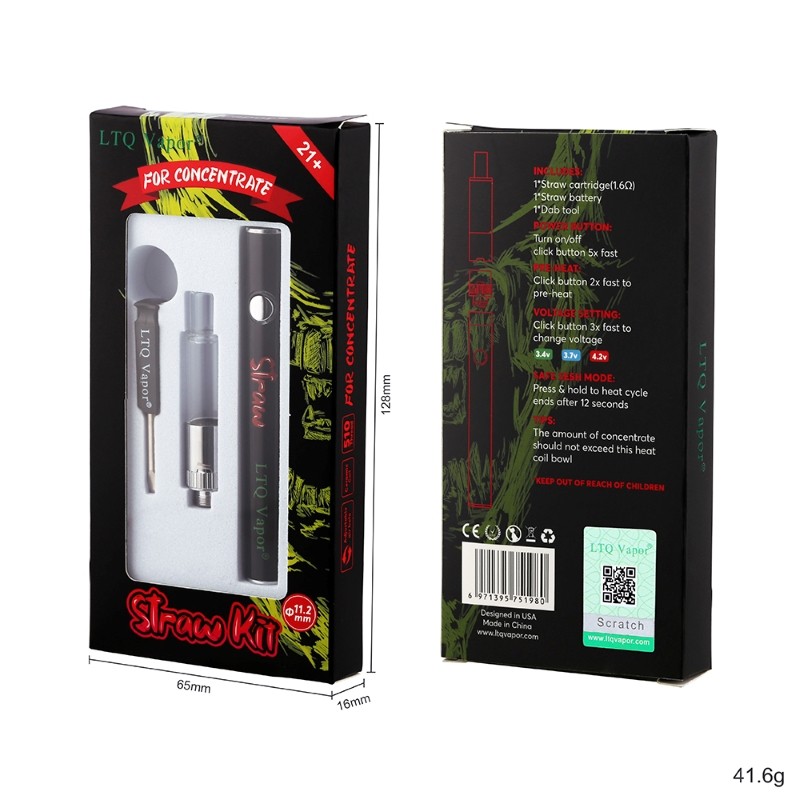 LTQ Vapor Straw Kit  package