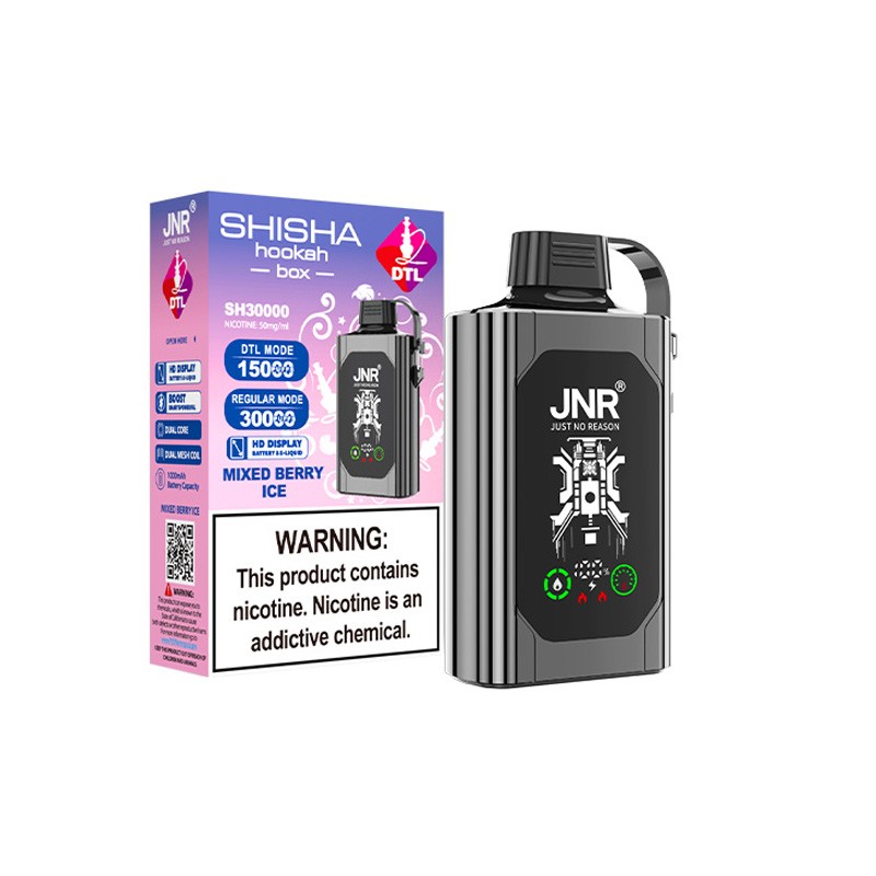 mixed berry ice JNR Shisha Hookah Box 30000