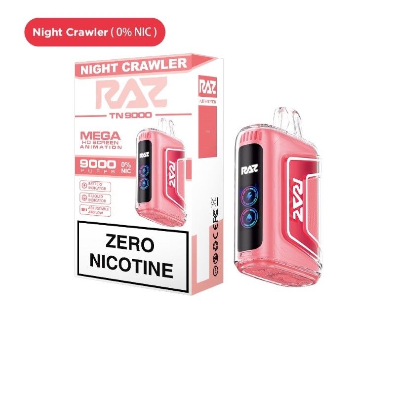 night crawler RAZ TN9000 Nicotine Free