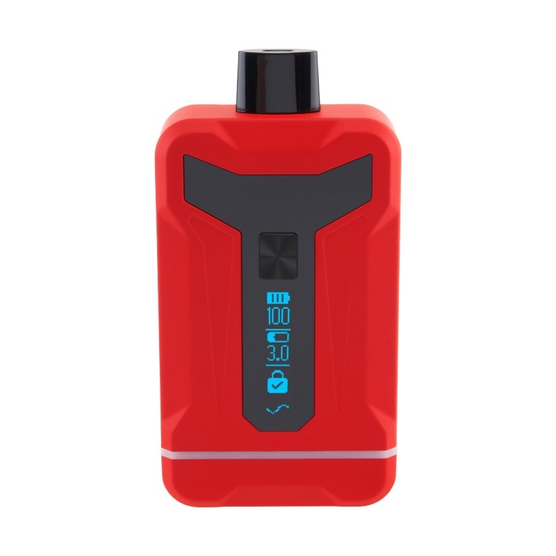 ruby red Ooze Duet Dual Cartridge 510 Thread Battery