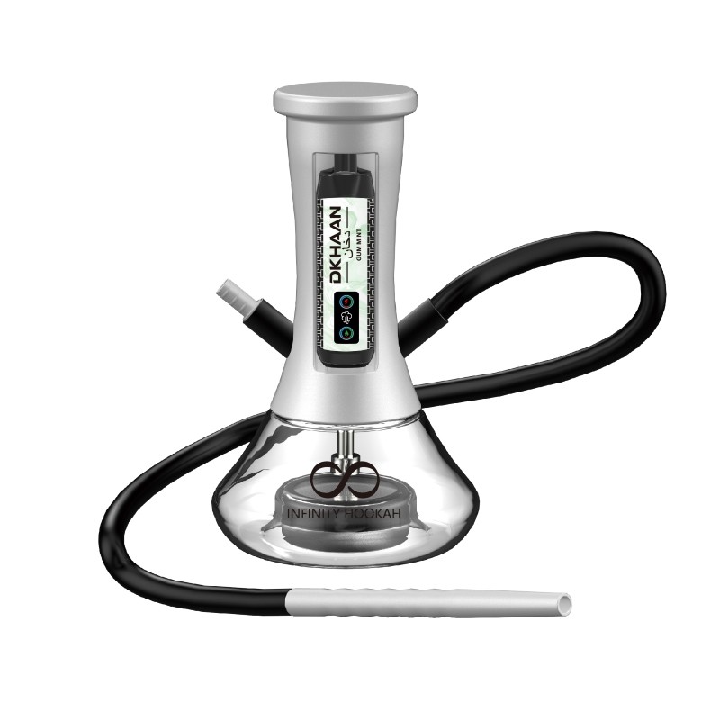 silver Luckee Infinity Hookah