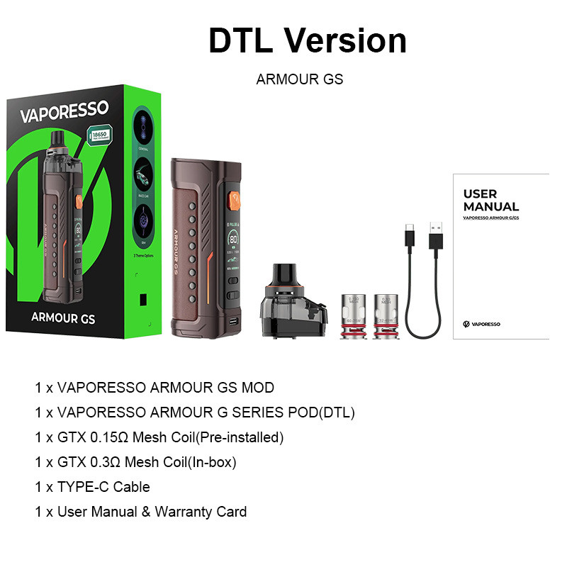 Vaporesso Armour GS Pod Mod Kit Vapesourcing