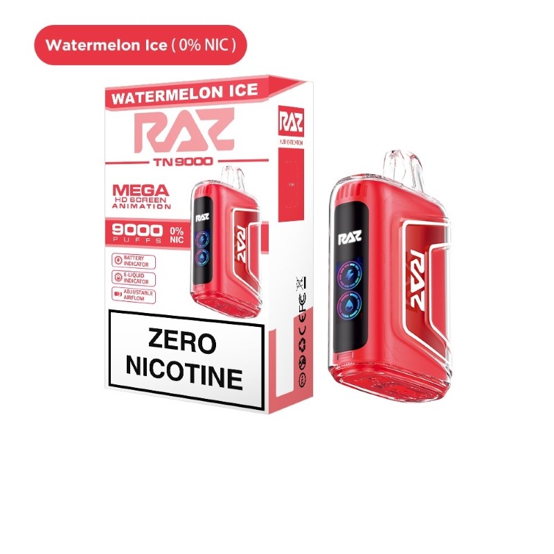 watermelon ice RAZ TN9000 Nicotine Free