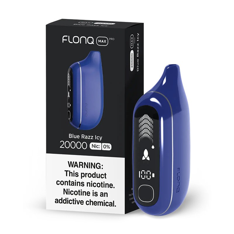 blue razz icy flonq max pro 20k nicotine free
