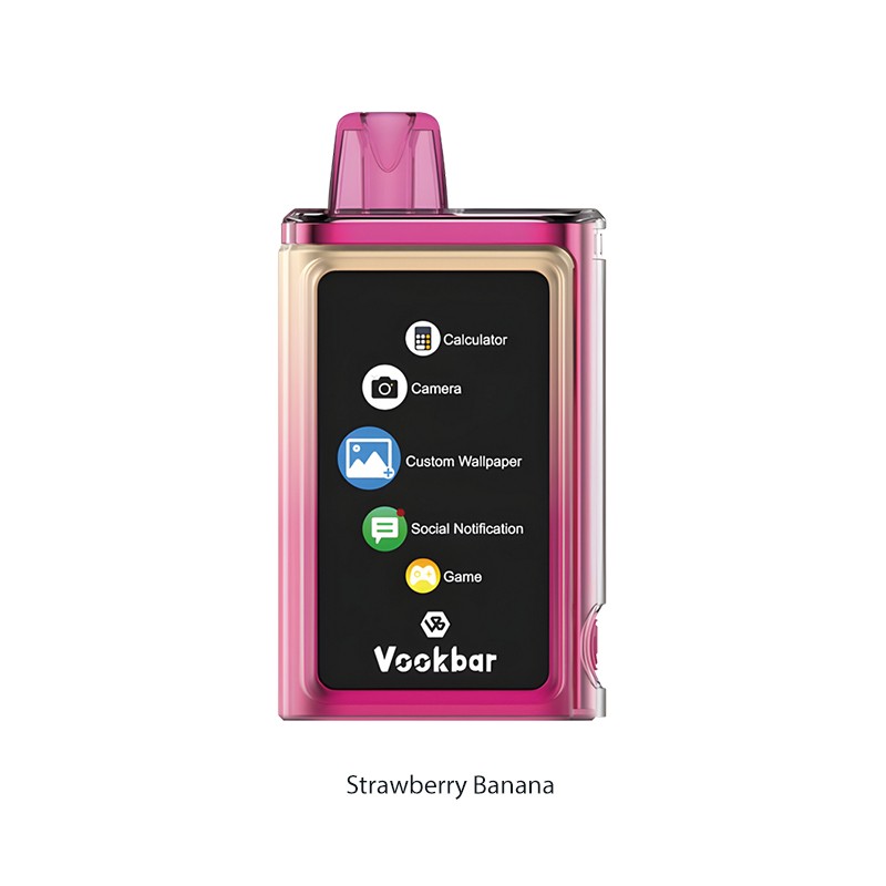 strawberry banana Vookbar Cyber Pro 30000