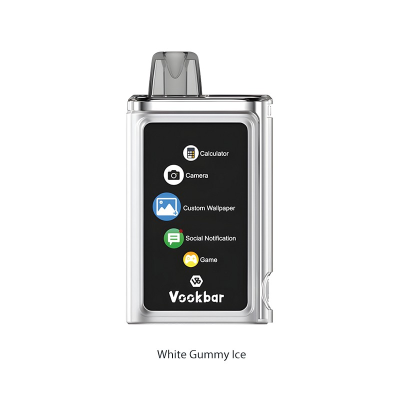 white gummy ice Vookbar Cyber Pro 30000