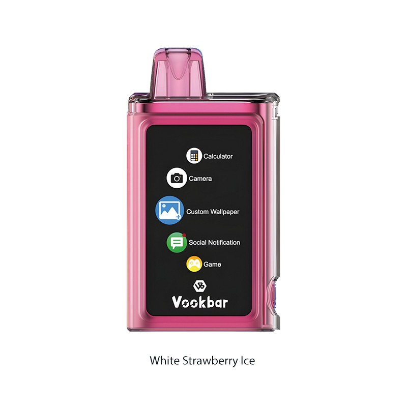 white strawberry ice Vookbar Cyber Pro 30000