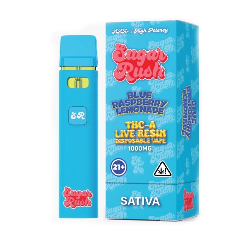 blue raspberry lemonade sugar rush live resin thc-a