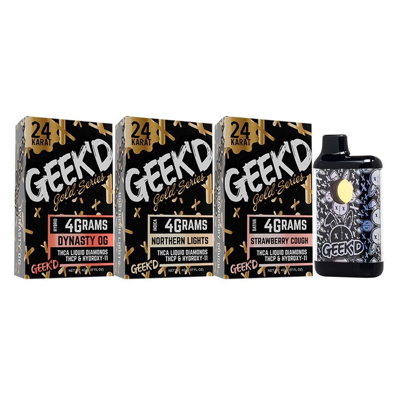 geekd 24k gold series all flavors