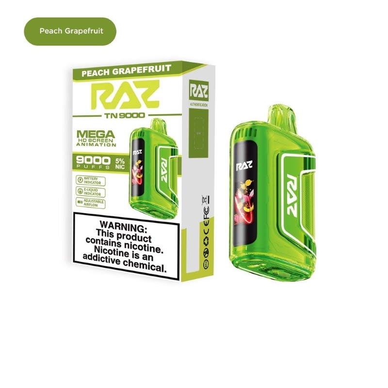 peach grapefruit RAZ Vape TN9000