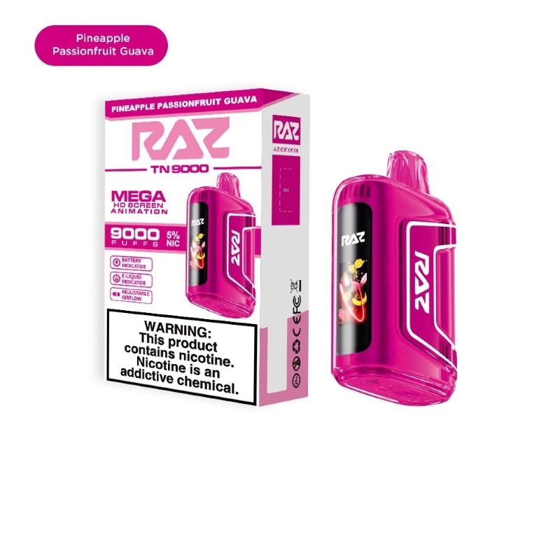 pineapple passionfruit guava RAZ Vape TN9000