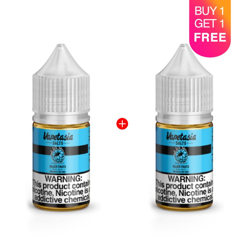 vapetasia synthetic killer fruits blue razz e-juice 30ml bogo