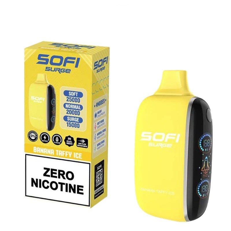 banana taffy ice sofi surge zero nicotine