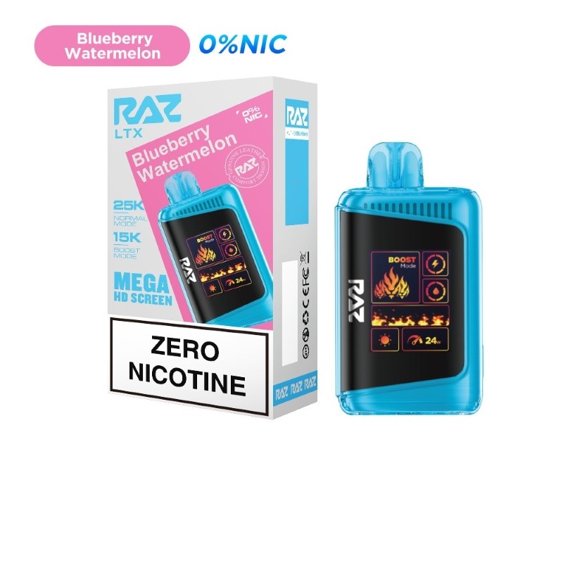 blueberry watermelon raz dc25000 zero nicotine