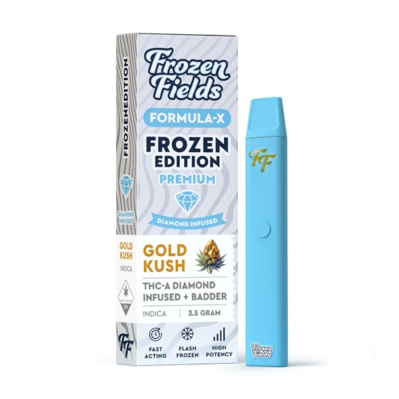 gold kush frozen fields frozen edition premium diamond infused