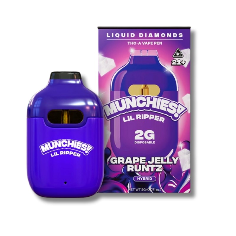 grape jelly runtz delta munchies lil ripper liquid diamonds