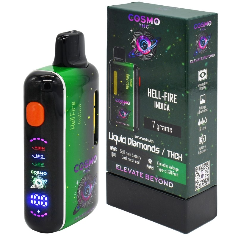 hellfire smoothe cosmo thc-h liquid diamonds