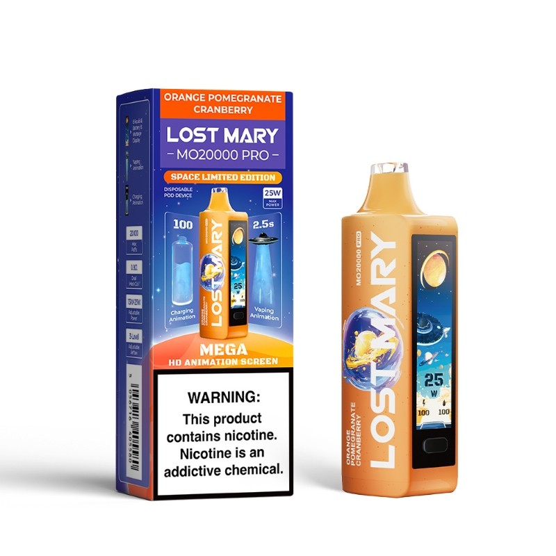 orange pomegranate cranberry lost mary mo20000 pro space limited edition