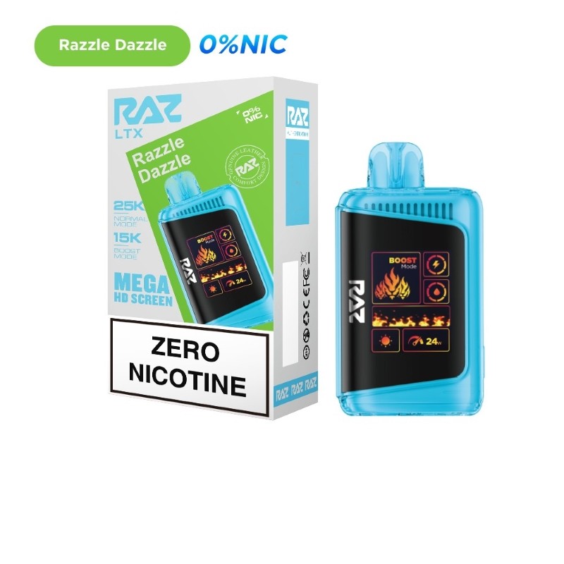 razzle dazzle raz dc25000 zero nicotine